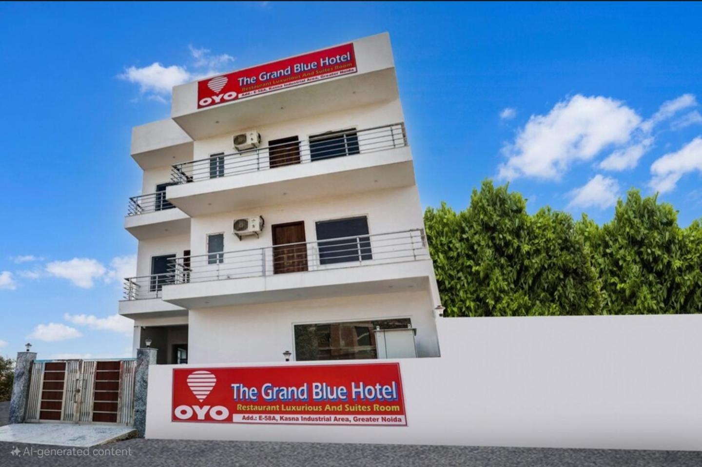 The Grand Blue Hotel Greater Noida Eksteriør bilde